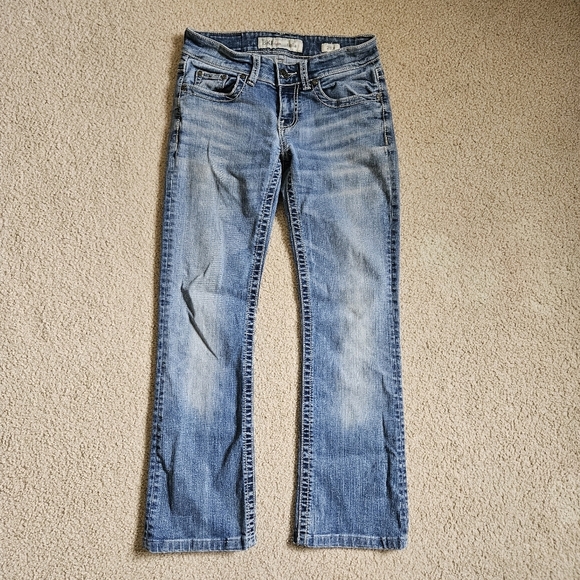 Bke Stella Mid-Rise Tailored Boot Stretch Jean 28x29 - Picture 1 of 11